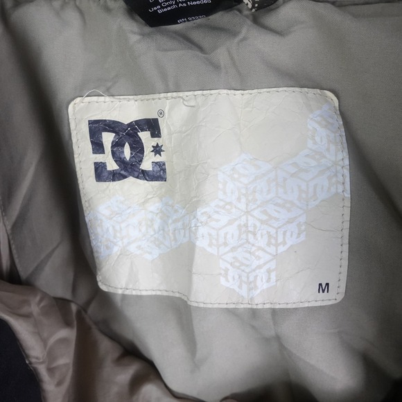 DC AOP Womens Brown Monogram Logo Insulated Snowboard Snow Pants Size M Y2K - Picture 4 of 9